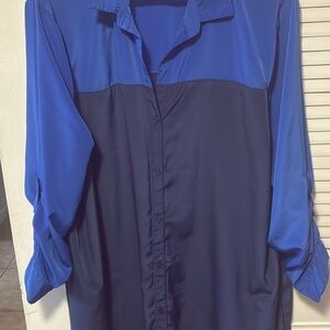 Old Navy Vibrant Blue Shirt